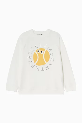 سترة بطبعة كرة بيسبول قطن