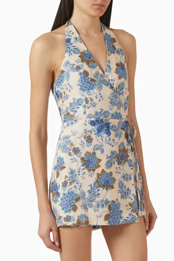 أوفرول زينا بحمالة حول الرقبة