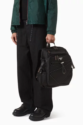 Speedrock Backpack in Re-Nylon & Leather