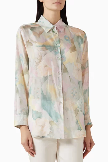 Polka-dot Shirt in Silk