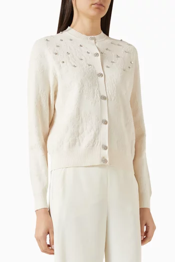 Cardigan in Viscose & Cotton