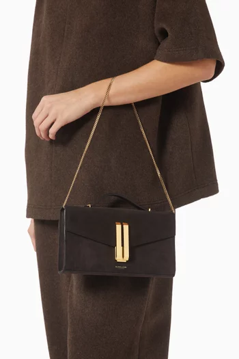 The Vancouver Clutch Bag in Suede