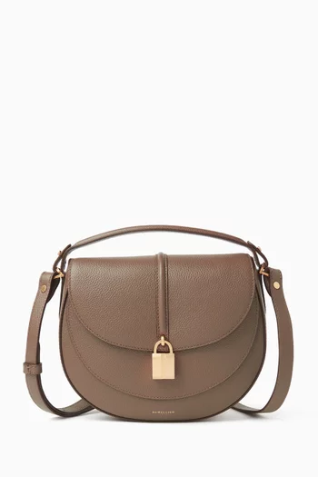 Siena Saddle Bag in Grained Leather