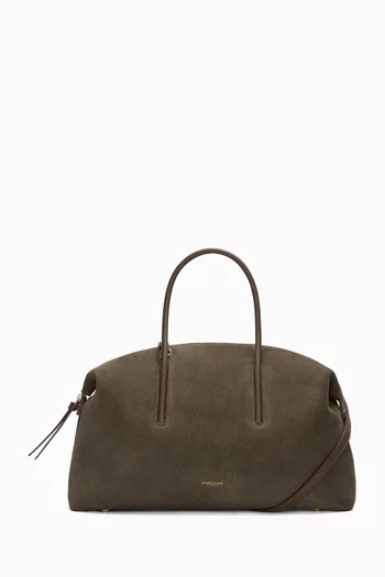 The Midi Stockholm Tote Bag in Suede
