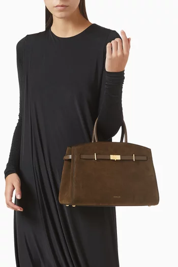 The Mini Hudson Tote Bag in Suede