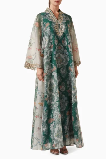 Winslow Embroidered Dress in Organza