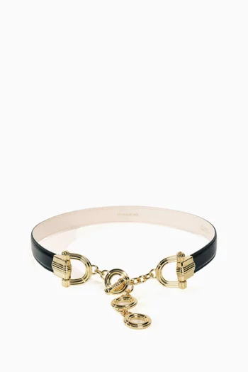 حزام إيليزيه بسلسلة جلد