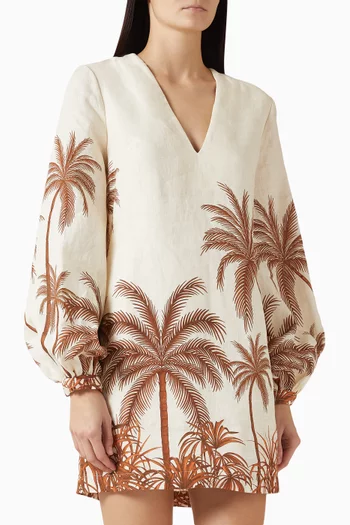 فستان ي ال مار قصير بنقشة