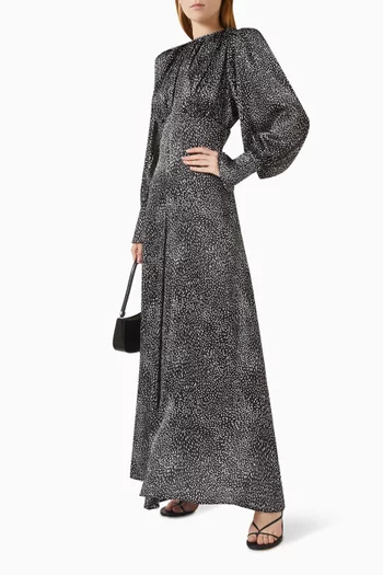 فستان ليندا بنقشة