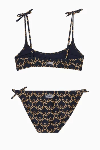 Turtle Chain Two-piece Bikini Set