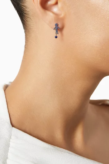 قرط منفرد سيلين بوي ذهب عيار 18