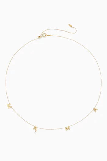 Amour Diamond Necklace in 18kt Gold