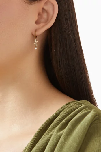 Séléné Girl Diamond Earring in 18kt Gold