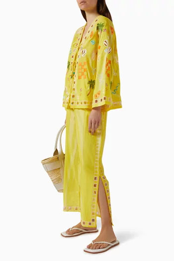 طقم بلوزة وبنطال بوبي