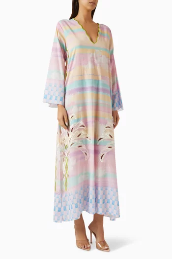 Ally Printed Kaftan