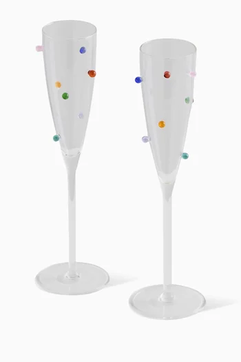 Pomponette Flutes, Set of 2