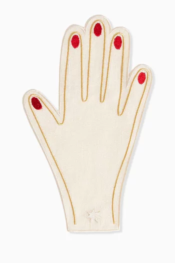 Hand Cocktail Napkins, Set of 4