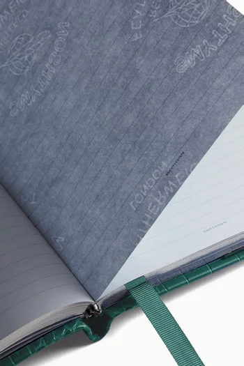 دفتر ملاحظات سوهو جلد مارا بنقشة جلد التمساح