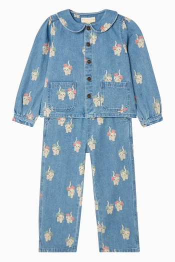 بنطال جينز ماجوت قطن عضوي