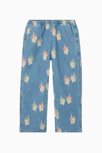 بنطال جينز ماجوت قطن عضوي