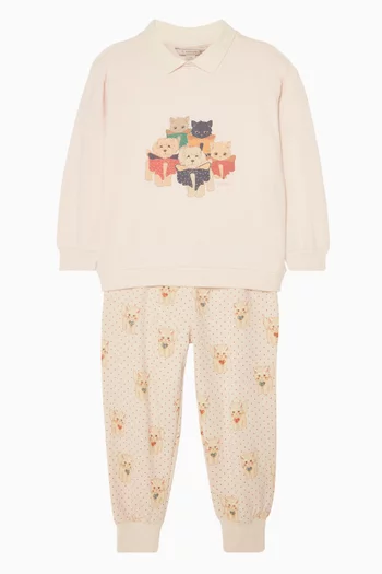 Cats and Dogs Polo Sweatshirt