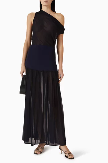 Airy Off-shoulder Top in Chiffon