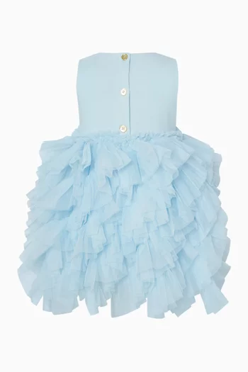 Cascade Waterfall Dress in Tulle