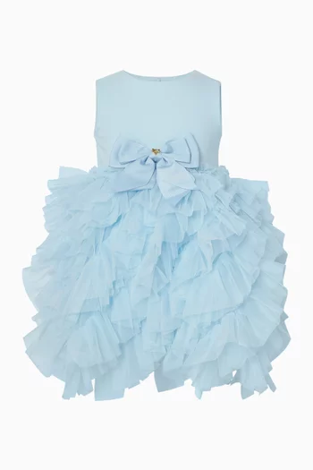 Cascade Waterfall Dress in Tulle
