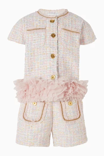 Nessa Shorts in Tweed