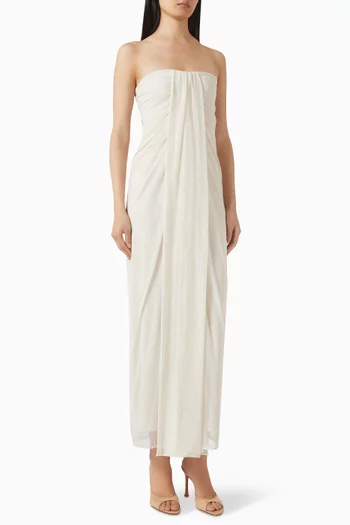 Lena Maxi Dress in Mesh