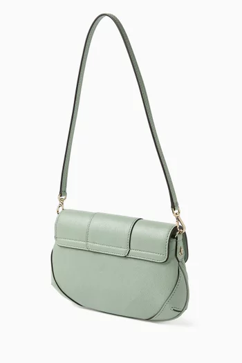 Bar Wallet with Chain in Leather