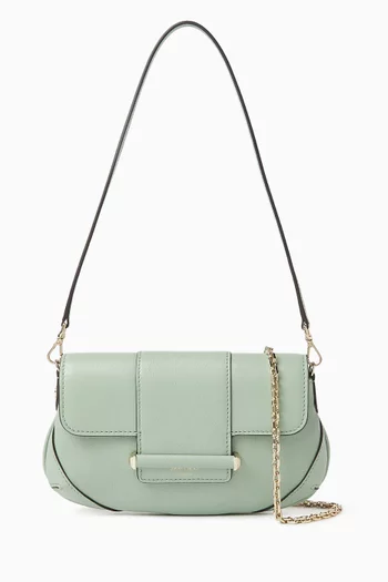 Bar Wallet with Chain in Leather