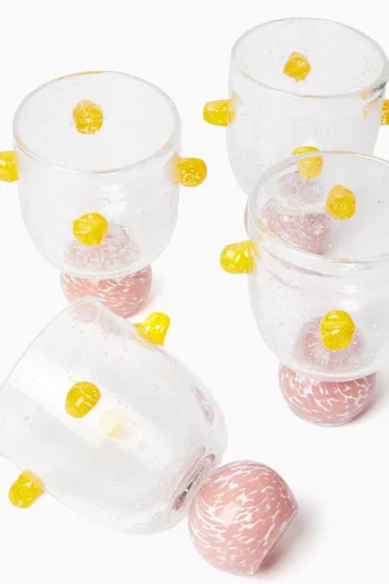 Dotty Glass Tumblers, Set of 4