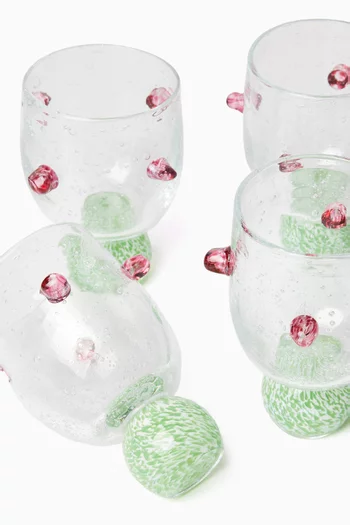 Dotty Glass Tumblers, Set of 4