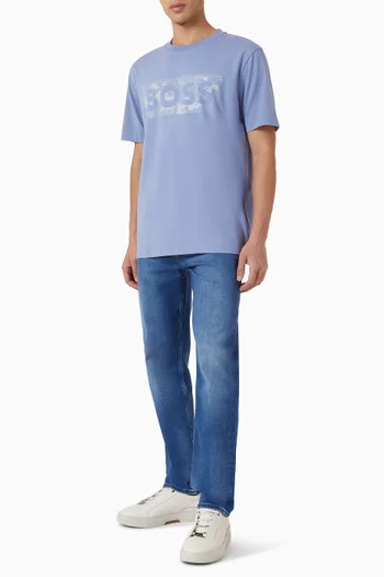 Logo T-shirt in Stretch-cotton