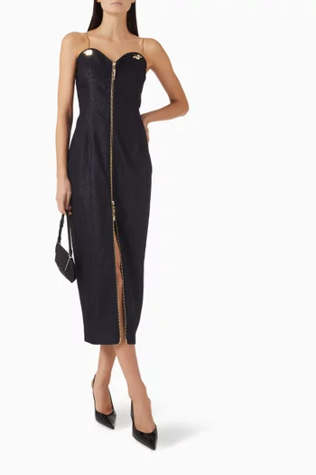 فستان فلافيا بسحّاب دينم