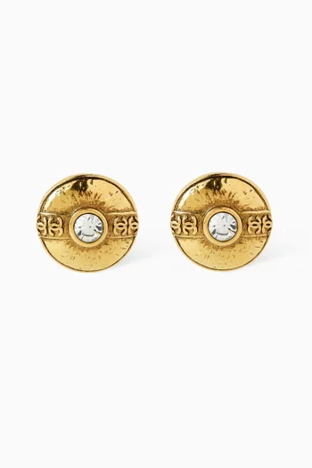 1984 Medallion Clip-on Earrings