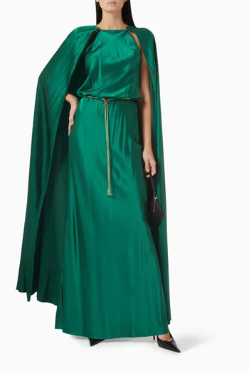 فستان جويس بكاب وحزام سلسلة