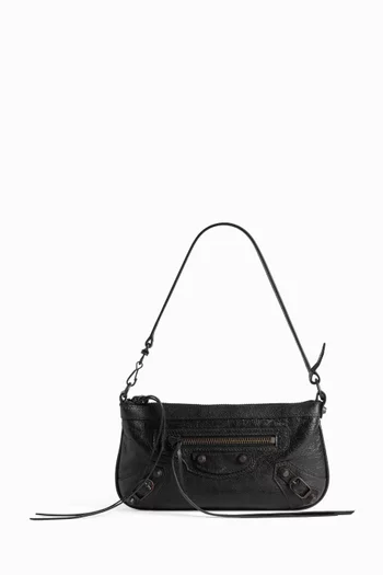 حقيبة صغيرة لو سيتي بحمالة جلد ماعز أرينا