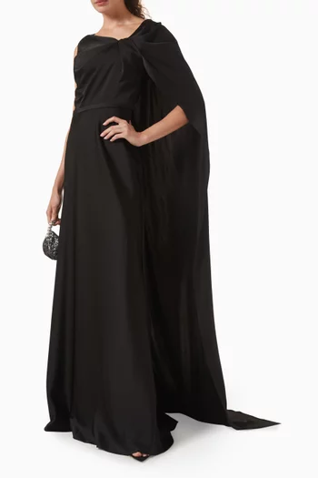 Draped Maxi Dress