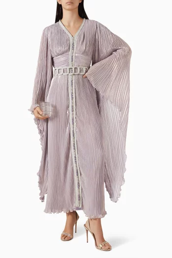 Moroccan Pleated Kaftan