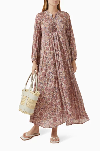 Fiore Printed Maxi Dress