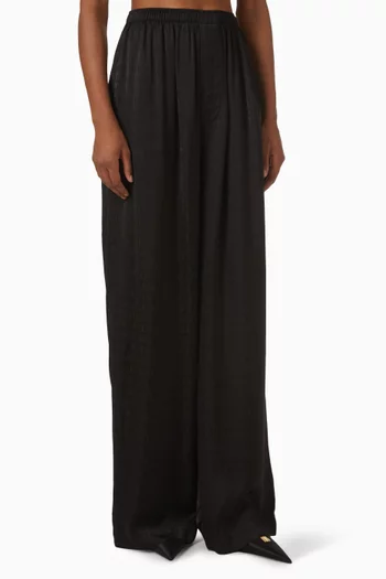 Type Fade Pyjama Pants in Jacquard Viscose