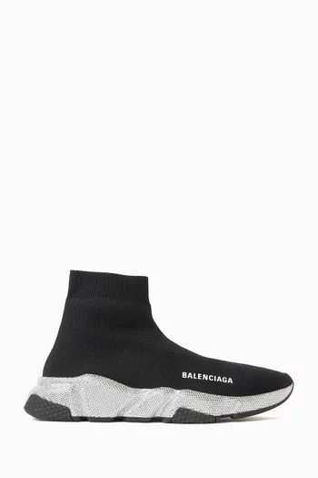 Speed 2.0 Rhinestone Sneakers in Recycled Knit