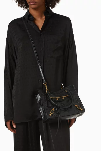 حقية يد لو سيتي ميني جلد ماعز أرينا