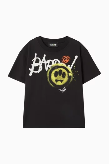 Graphic-print T-shirt in Cotton