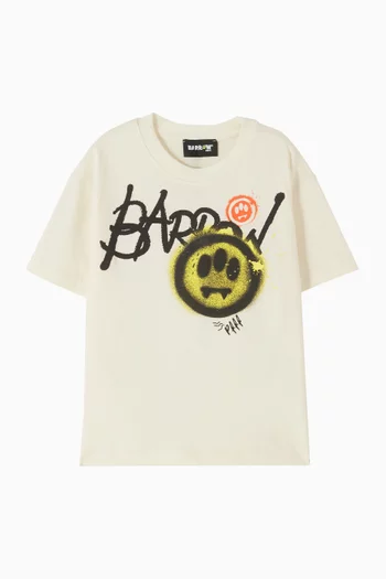 Graphic-print T-shirt in Cotton
