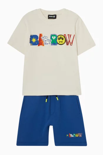 Logo Sweatshorts in Cotton