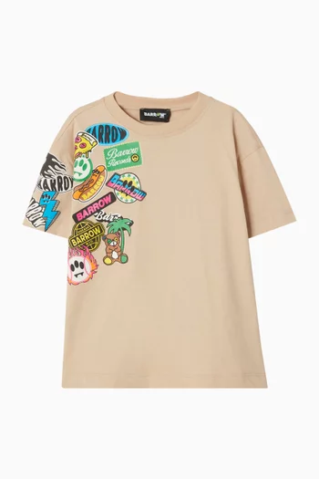 Graphic-print T-shirt in Cotton