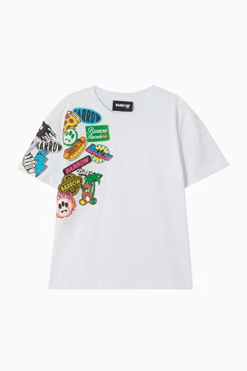 Graphic-print T-shirt in Cotton